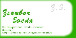 zsombor sveda business card